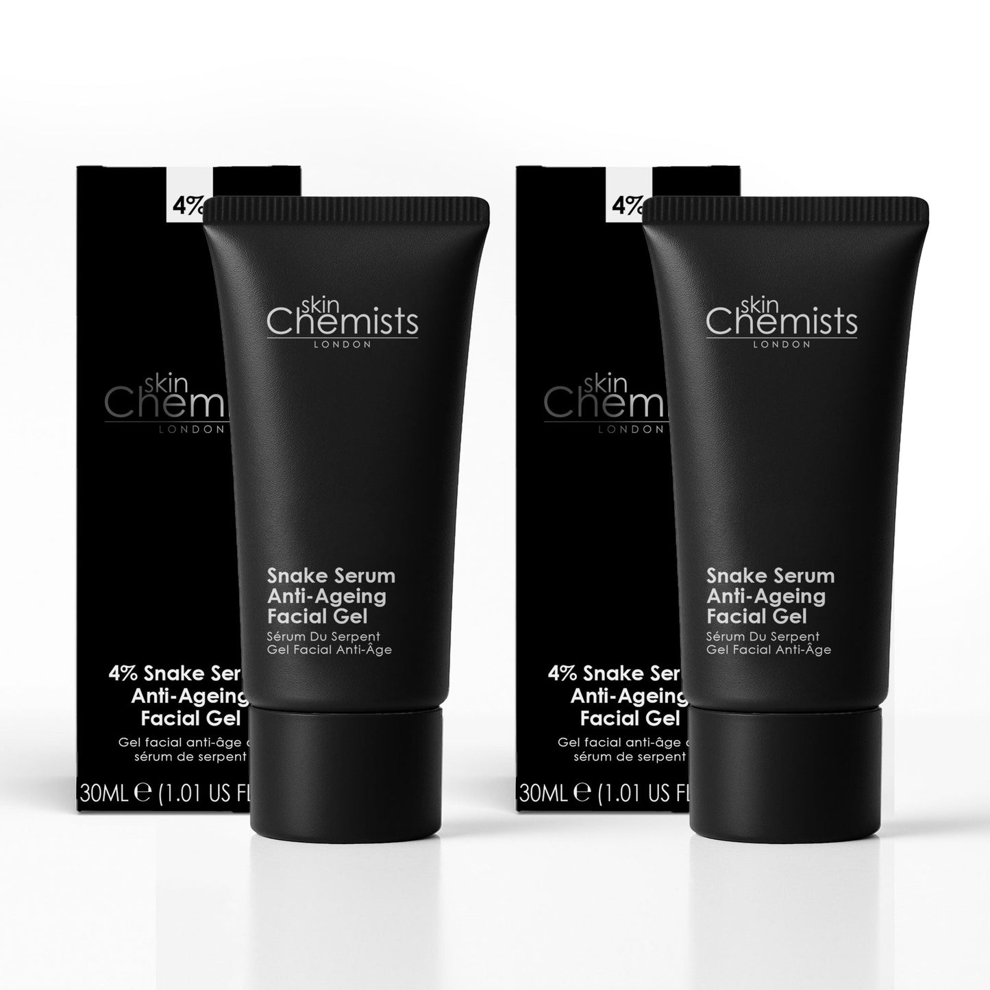 skinChemists Snake Serum Anti-Ageing Facial Gel 30ml Duo Set