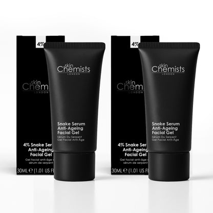 skinChemists Snake Serum Anti-Ageing Facial Gel 30ml Duo Set