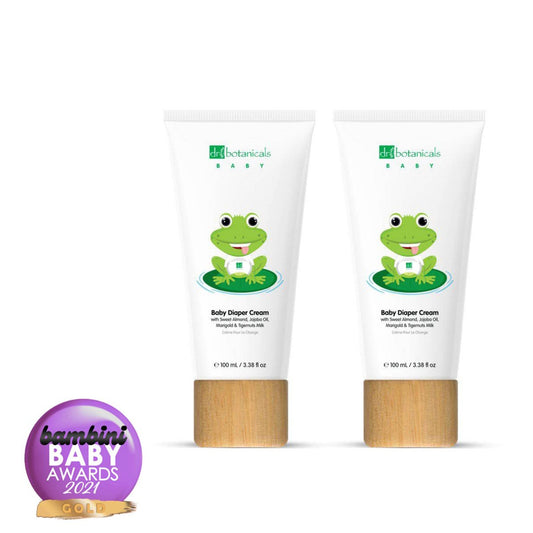 Jojoba & Sweet Almond Oil Baby Diaper Cream 100ml x 2 Duo Pack