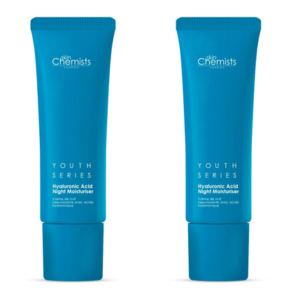 Youth Series 1% Hyaluronic Acid Night Moisturiser 50ml x 2 Duo Pack