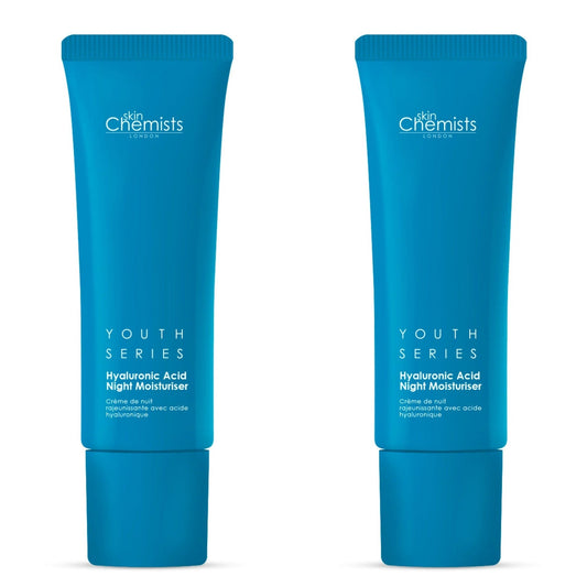 Youth Series 1% Hyaluronic Acid Night Moisturiser 50ml x 2 Duo Pack