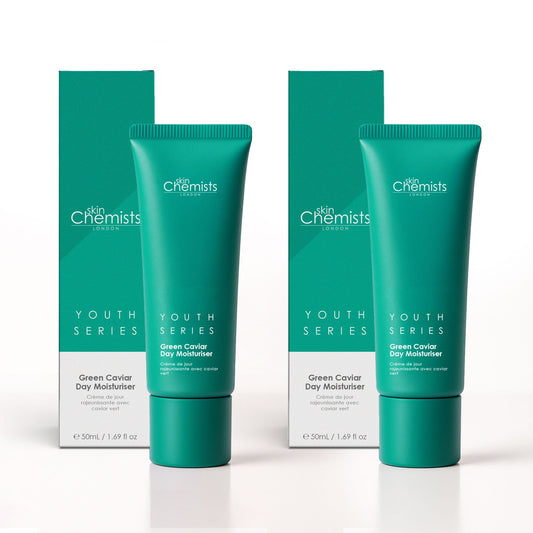Green Caviar Day Moisturiser 50ml Duo Set