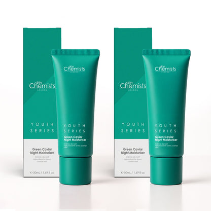 Youth Series Green Caviar Night Moisturiser 50ml Duo Set