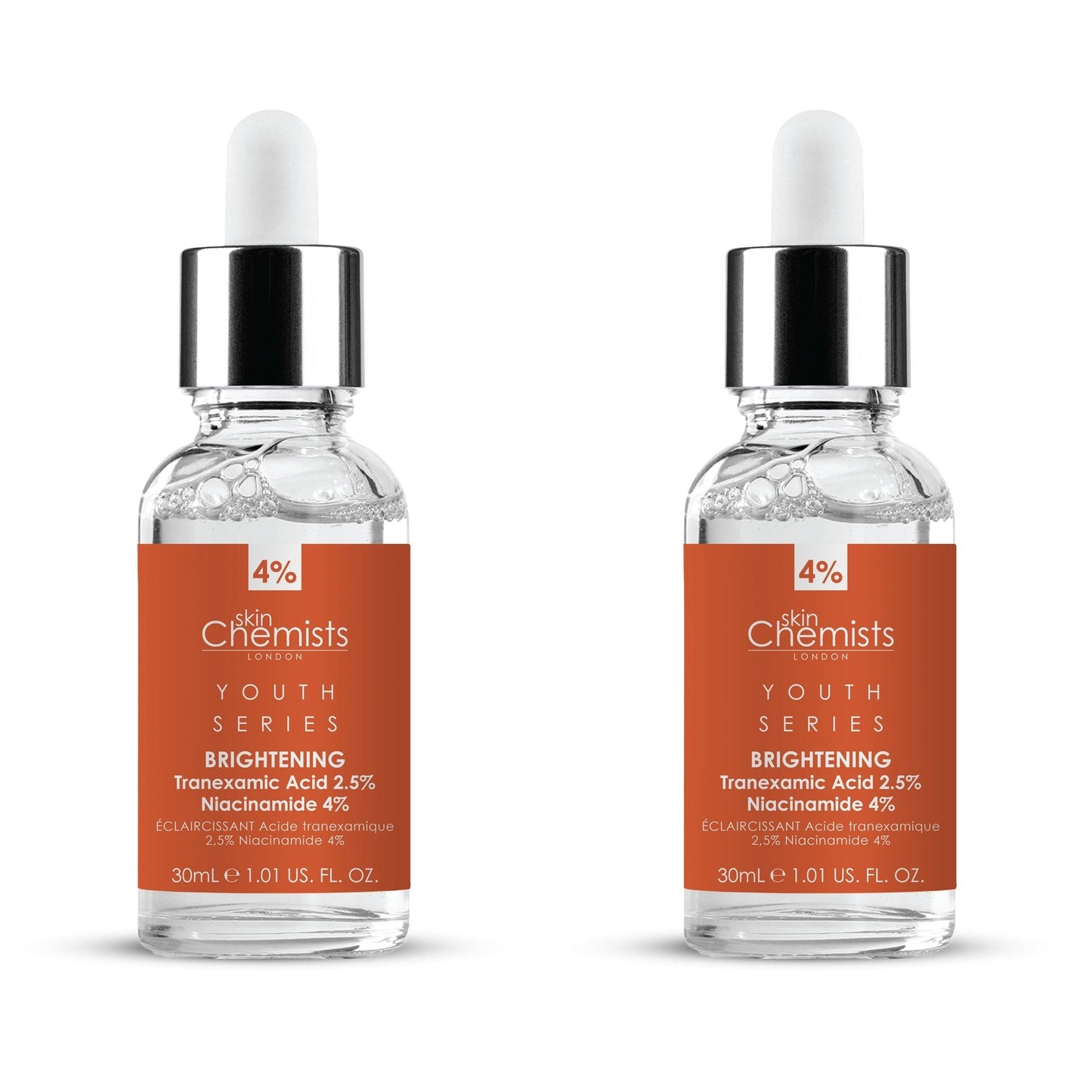 Youth Series Tranexamic Acid 2.5%, Niacinamide 4% Brightening Serum 30ml x 2 Duo Pack