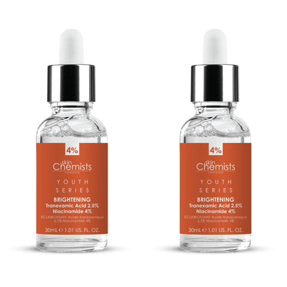Youth Series Tranexamic Acid 2.5%, Niacinamide 4% Brightening Serum 30ml x 2 Duo Pack