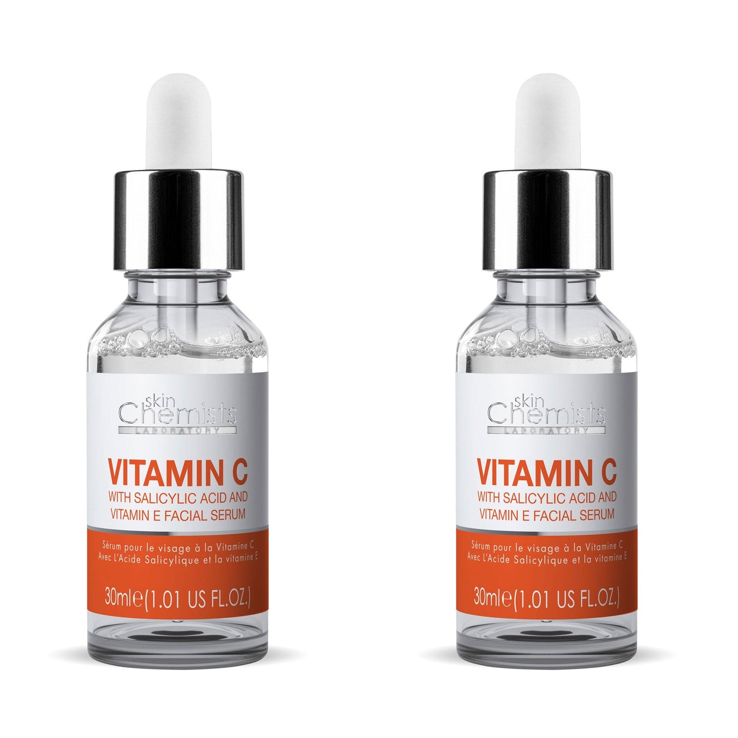 Anti-Ageing Vitamin C Salicylic Acid Facial Serum 30ml x 2 Duo Pack