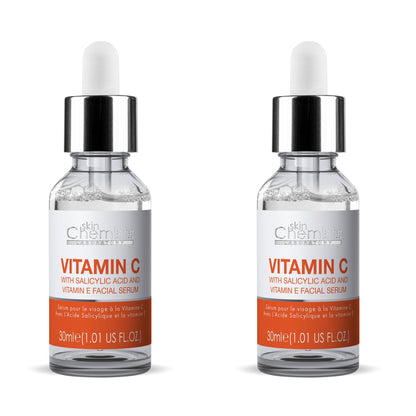 Anti-Ageing Vitamin C Salicylic Acid Facial Serum 30ml x 2 Duo Pack