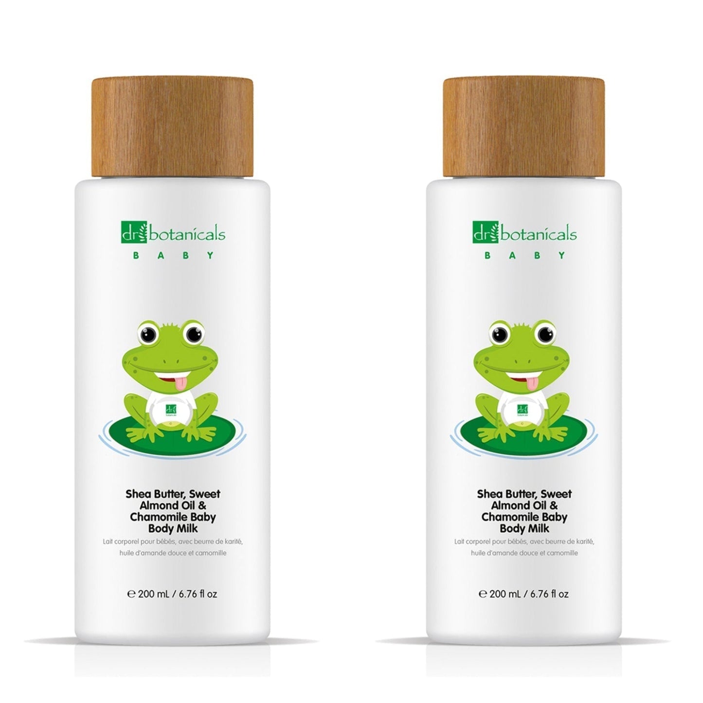 Sweet Almond Oil & Chamomile Baby Body Milk 200ml x 2 Duo Pack