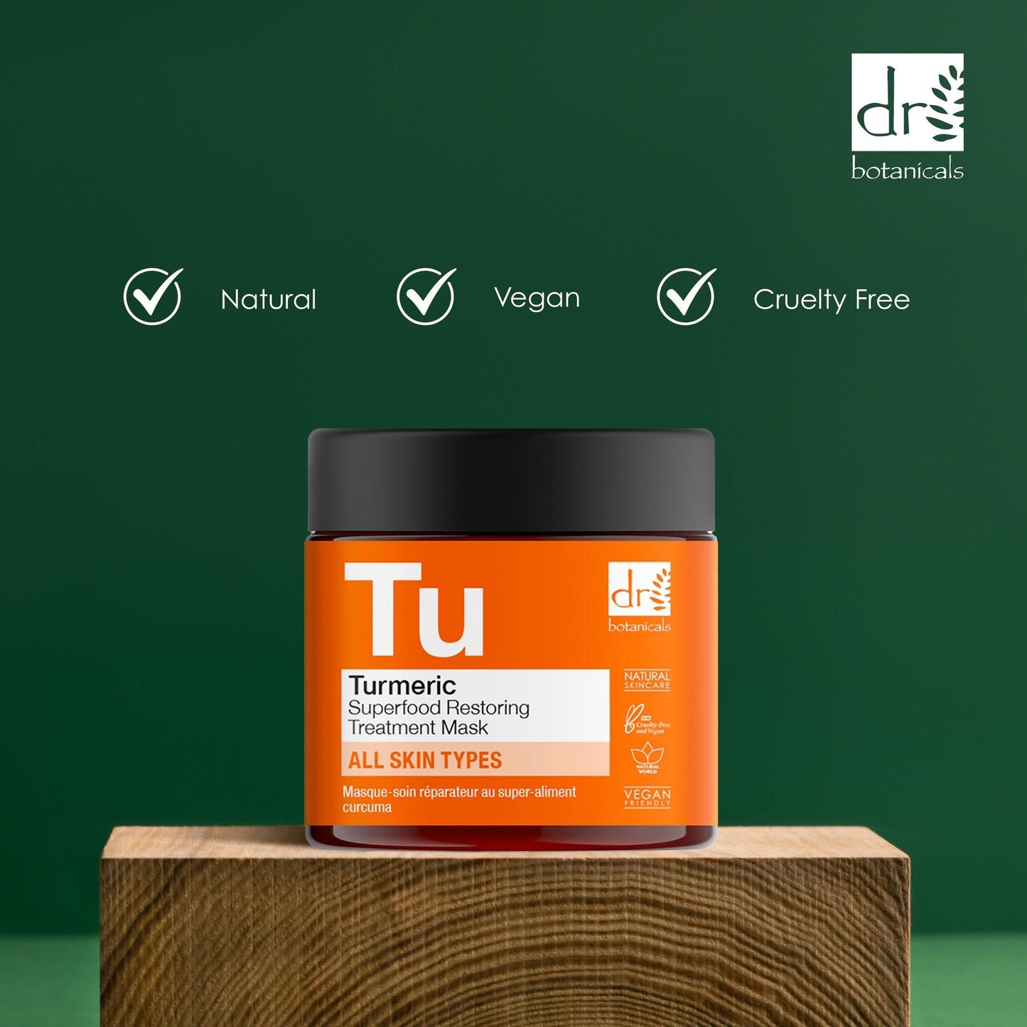 Turmeric Superfood Restoring Treatment Mask 60ml x 2 Duo Pack