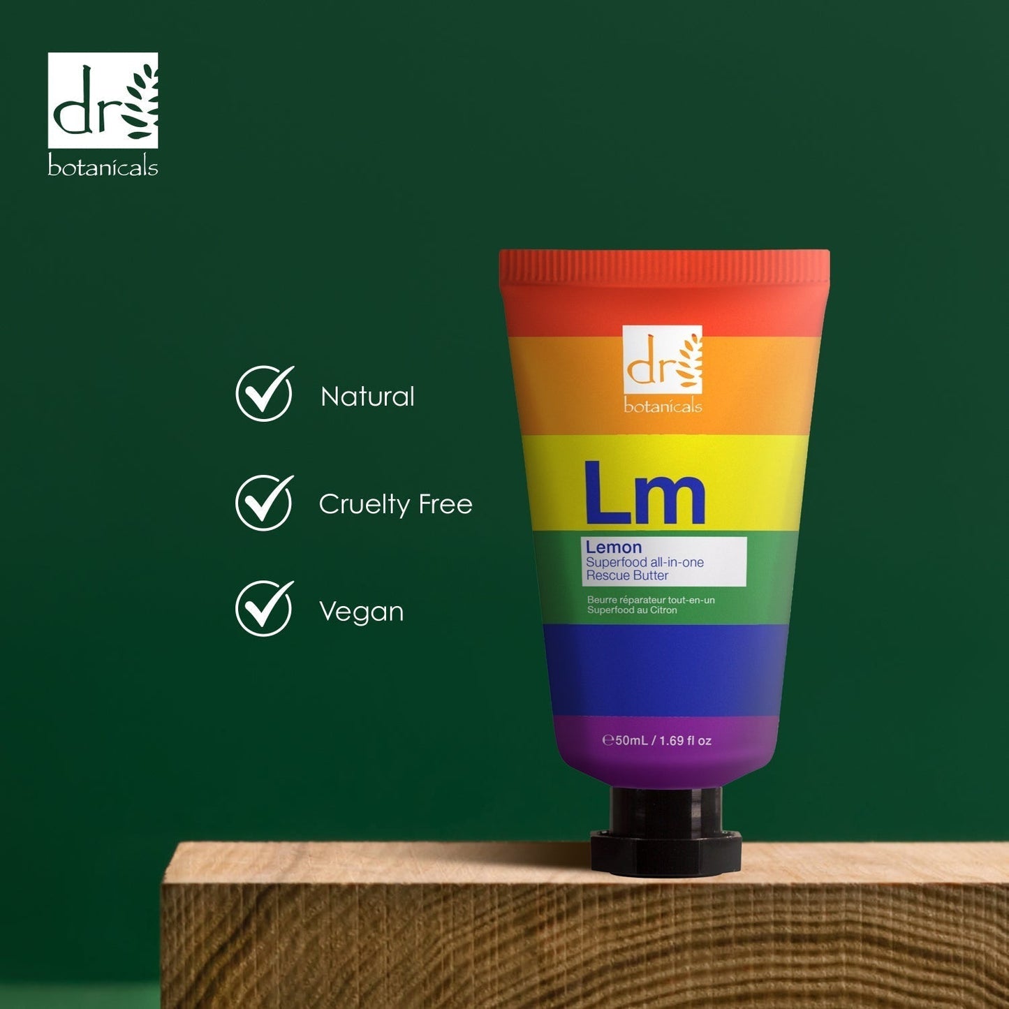 Pride Edition Lemon Superfood All-In-One Rescue Butter 50ml x 2 Duo Pack