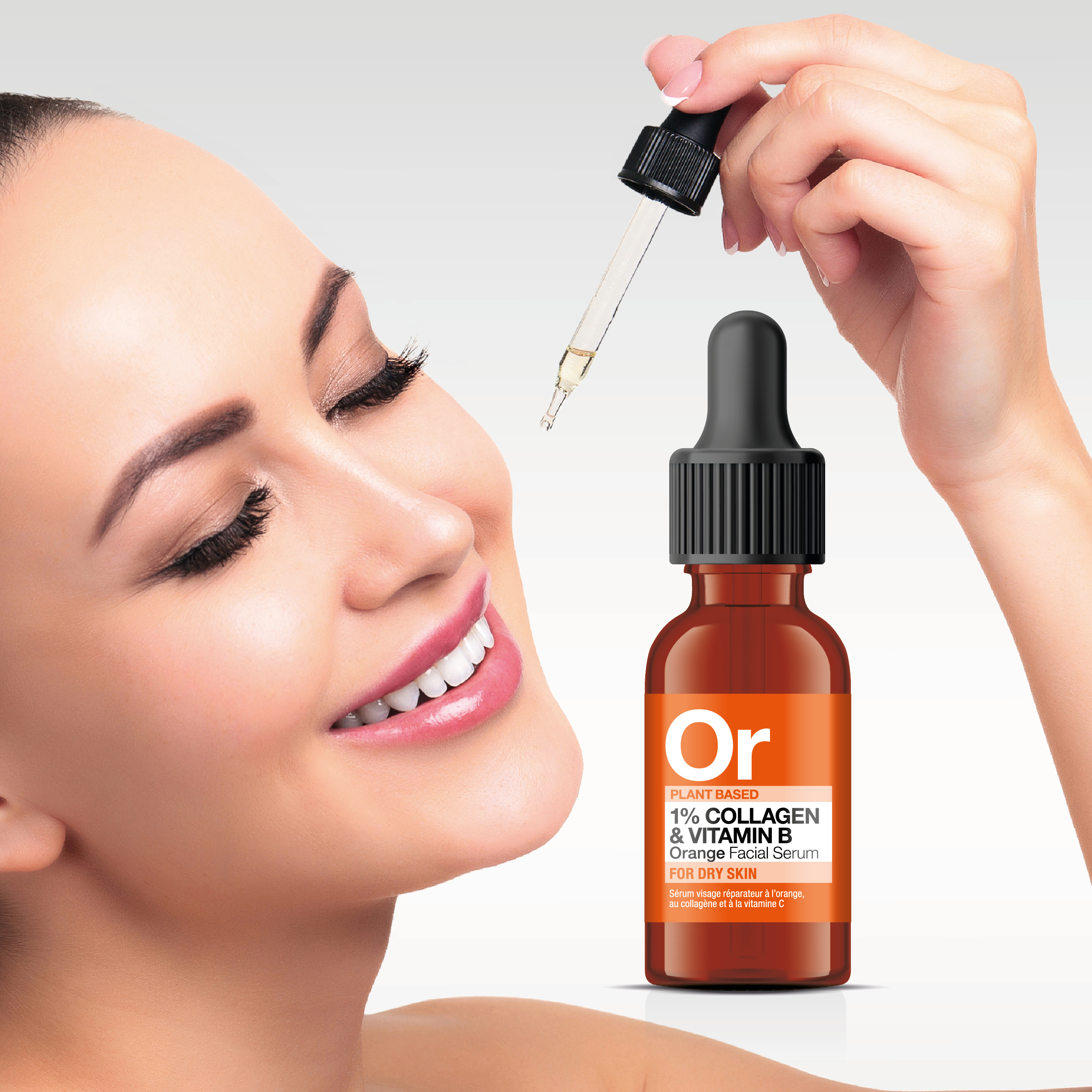 Plant-Based Collagen & Vitamin C Orange Restoring Facial Serum