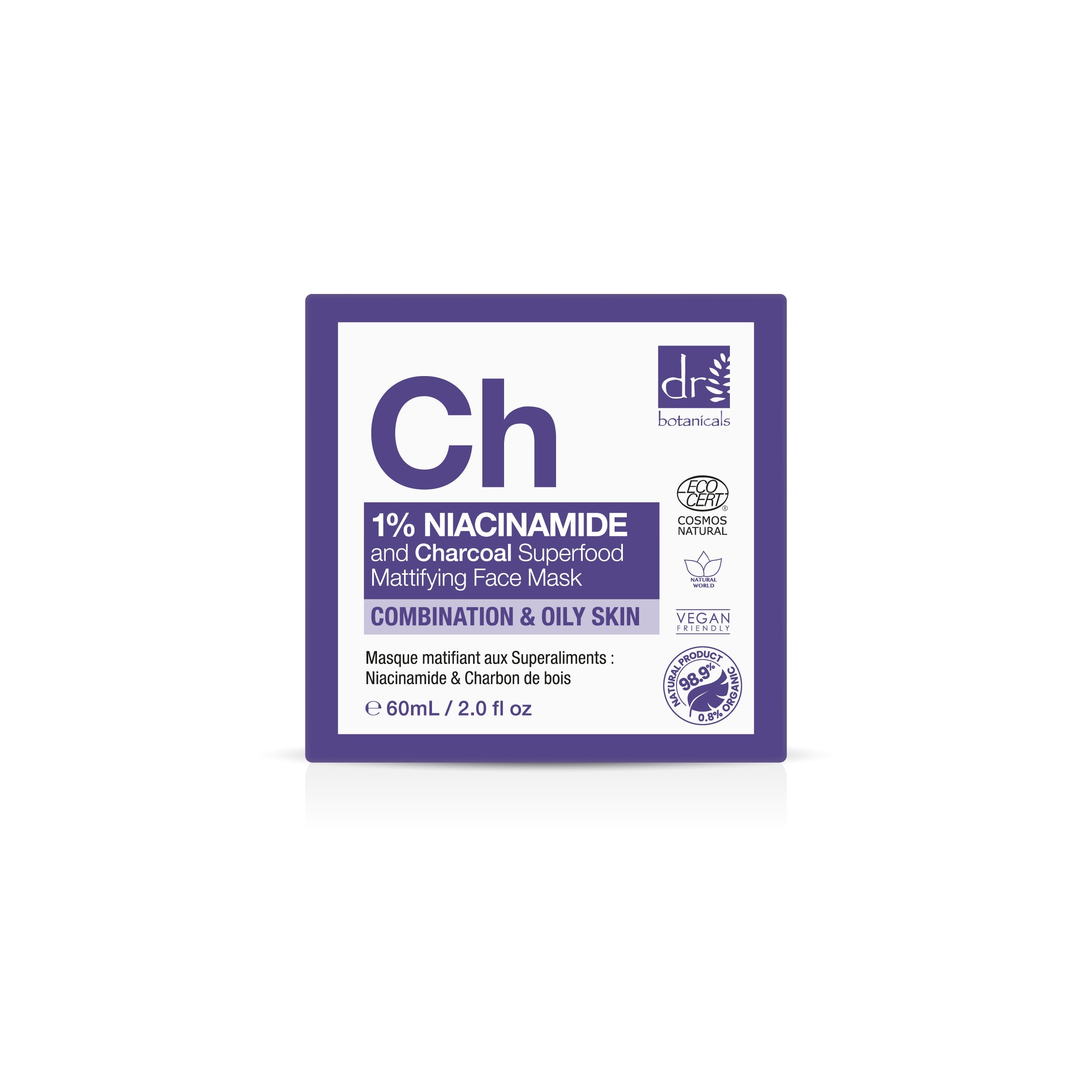 Niacinamide & Charcoal Superfood Mattifying Face Mask