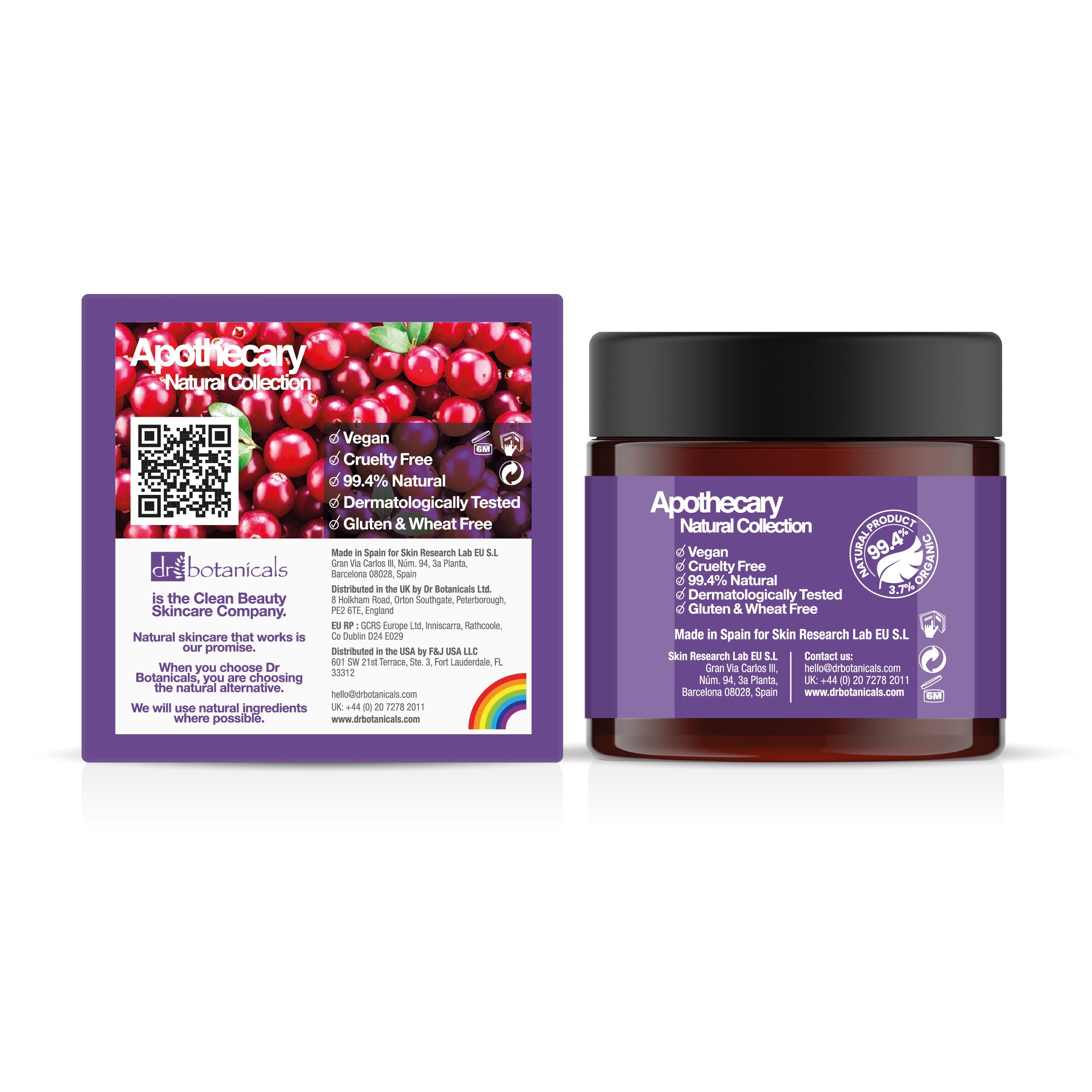 Plant-based Collagen & Cranberry Time-Change Night Moisturiser