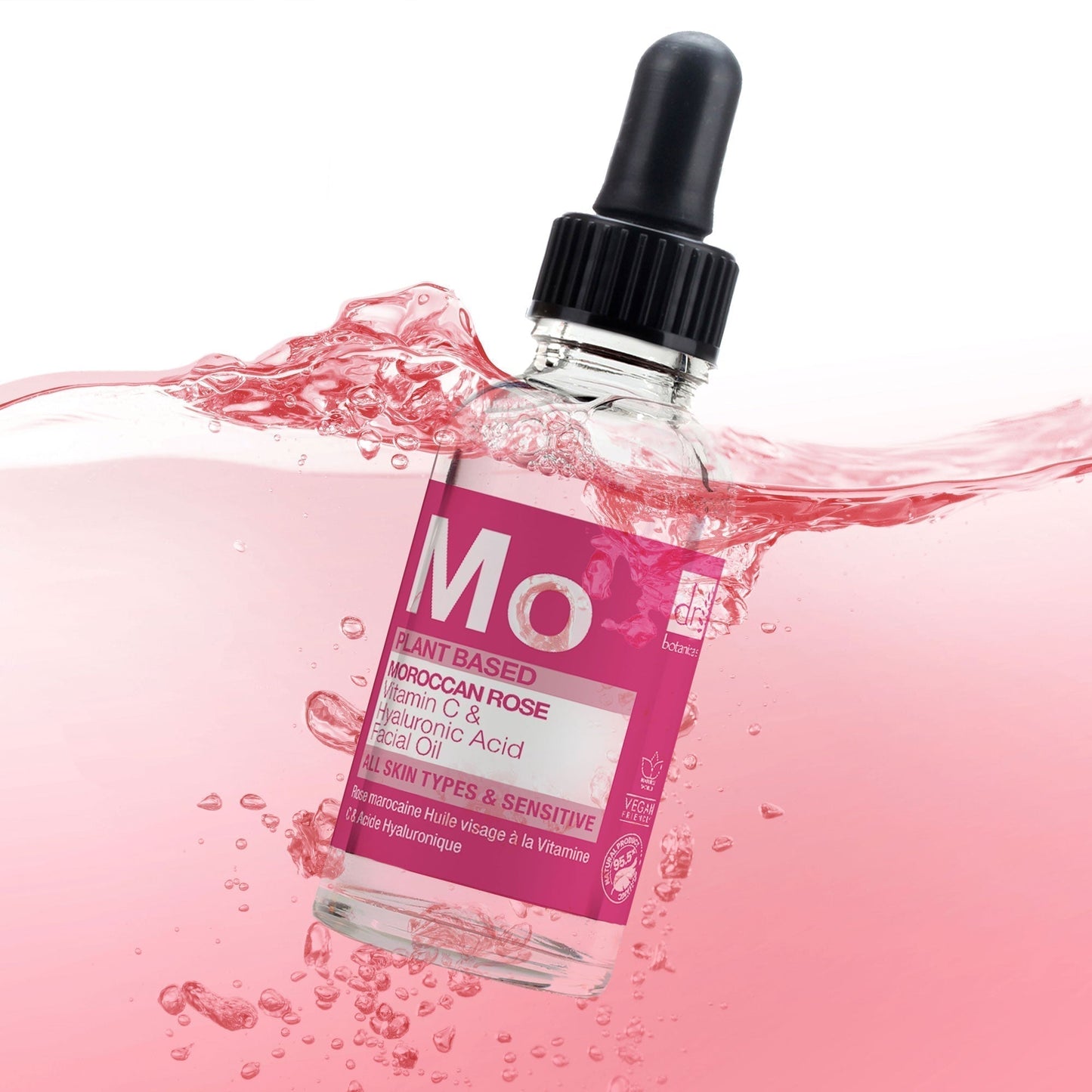 Moroccan Rose Facial Oil with Hyaluronic Acid & Vitamin C 15ml x 2 Duo Pack