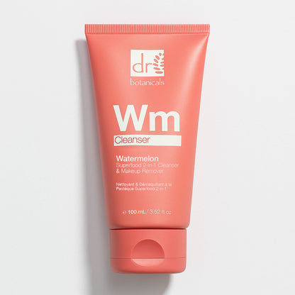 Watermelon Superfood 2-in-1 Cleanser & Makeup Remover 100ml with Glycolic Acid, Salicylic Acid and Lactic Acid - skinChemists