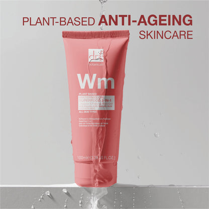 Watermelon Superfood 2-in-1 Cleanser & Makeup Remover with Glycolic Acid, Salicylic Acid & Lactic Acid 100ml