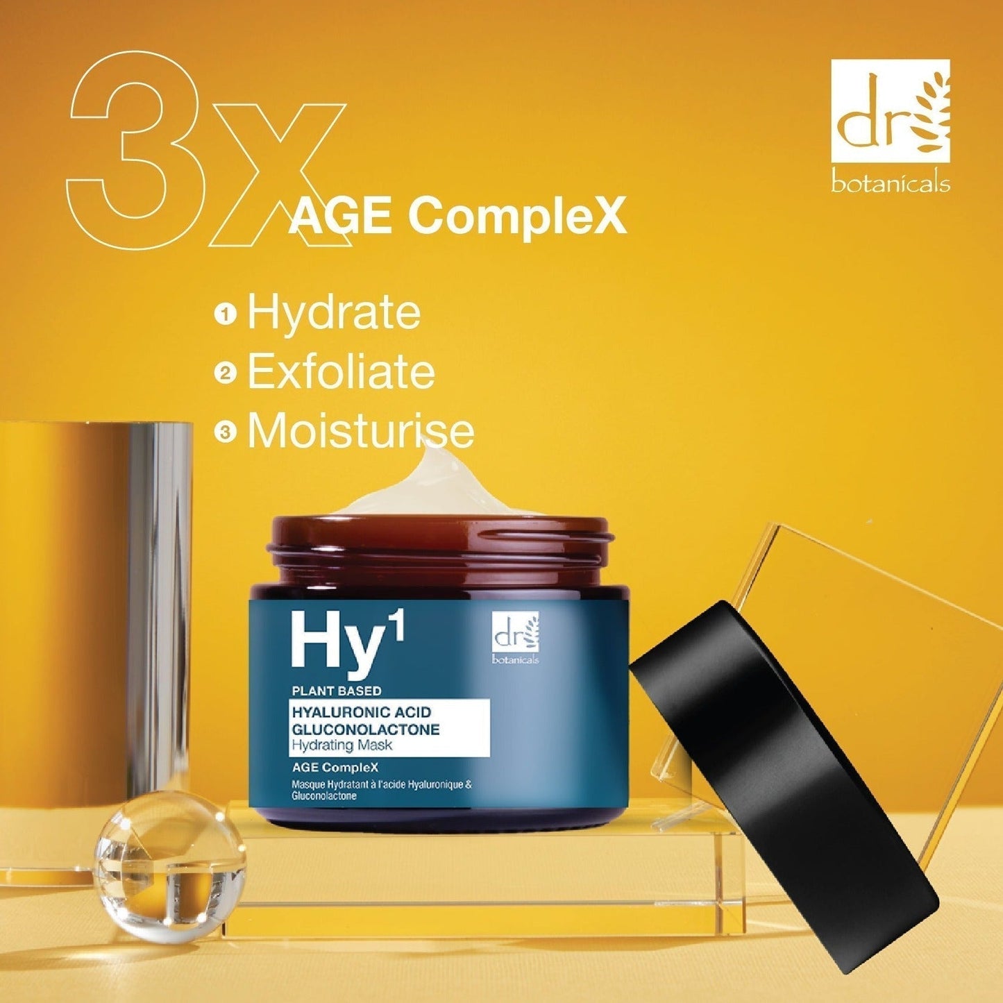 Hyaluronic Acid 1% & Gluconolactone Mask 60ml - skinChemists