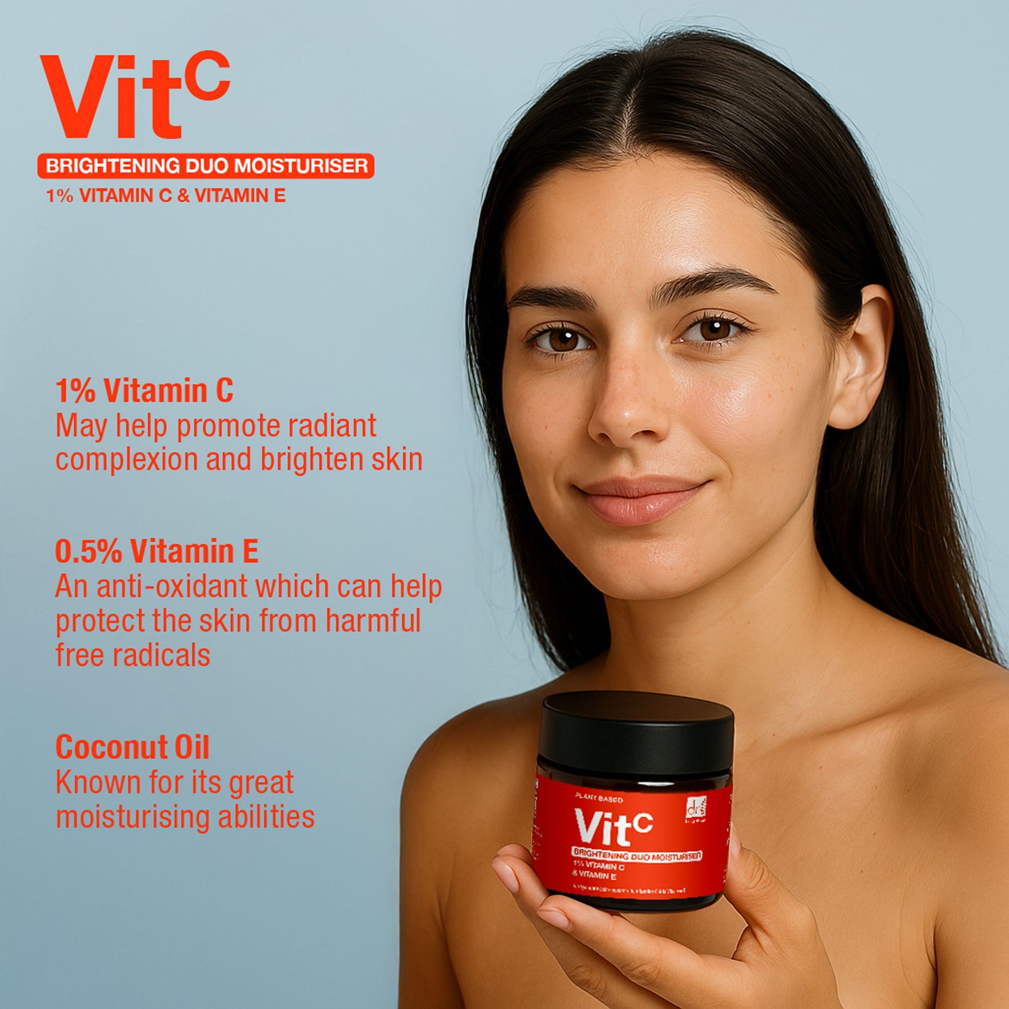 Brightening Duo Moisturiser with 1% Vitamin C & Vitamin E  60ml