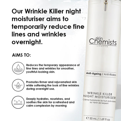 Wrinkle Killer Anti-Ageing Night Moisturiser 50ml