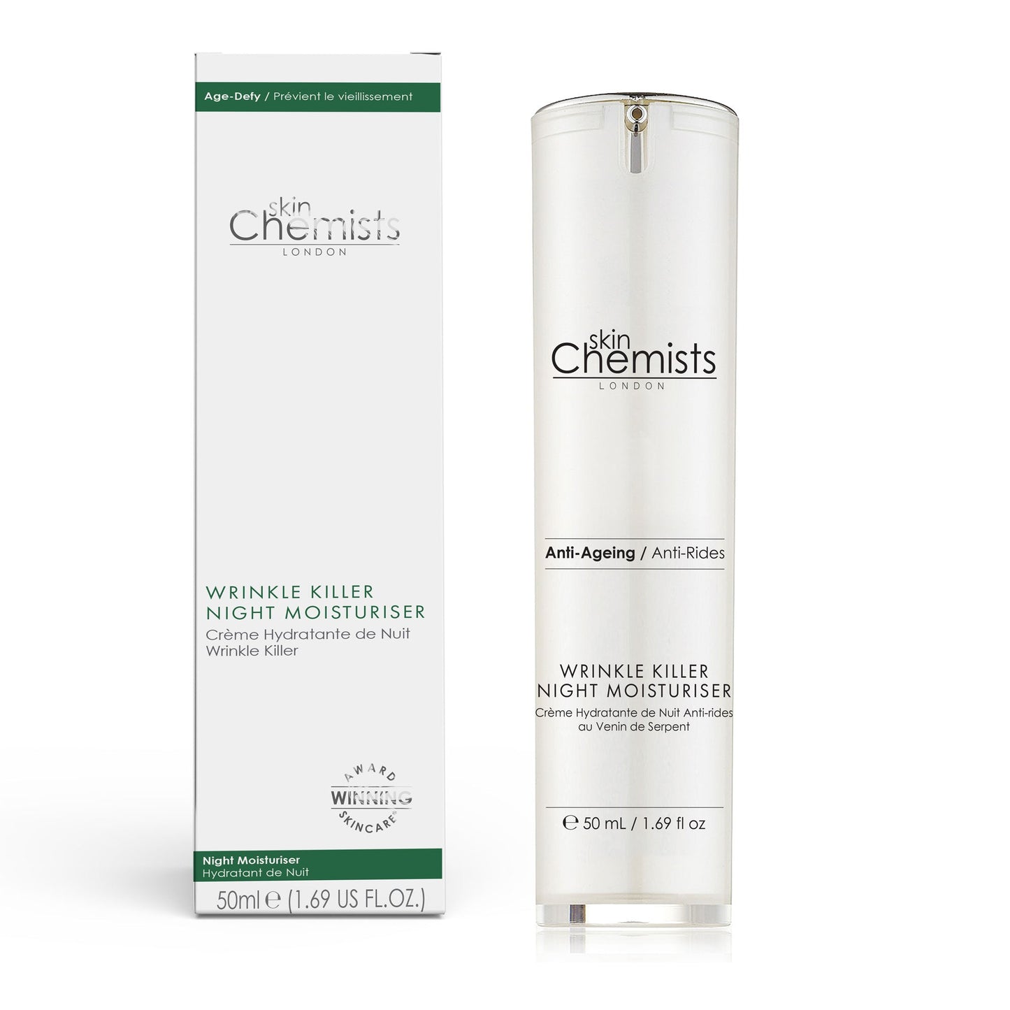 Wrinkle Killer Anti-Ageing Night Moisturiser 50ml