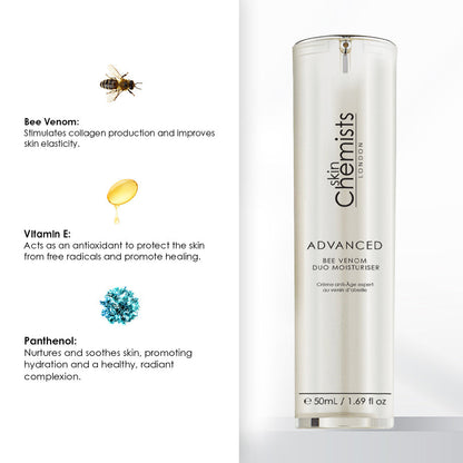 Advanced Bee Venom Duo Moisturiser 50ml Twin Value Savings Pack