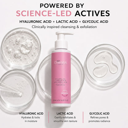 Advanced Foaming Gel Cleanser with Hyaluronic Acid 200ml - skinChemists