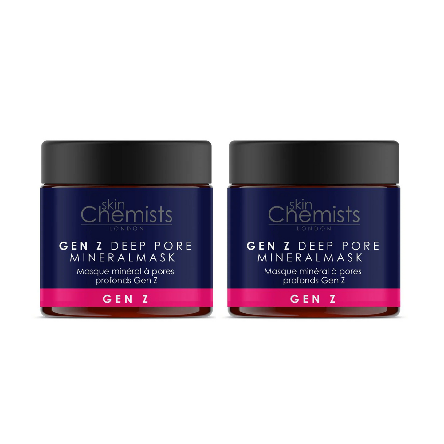Gen Z Deep Pore Clay Mask 60ml Twin Value Savings Pack