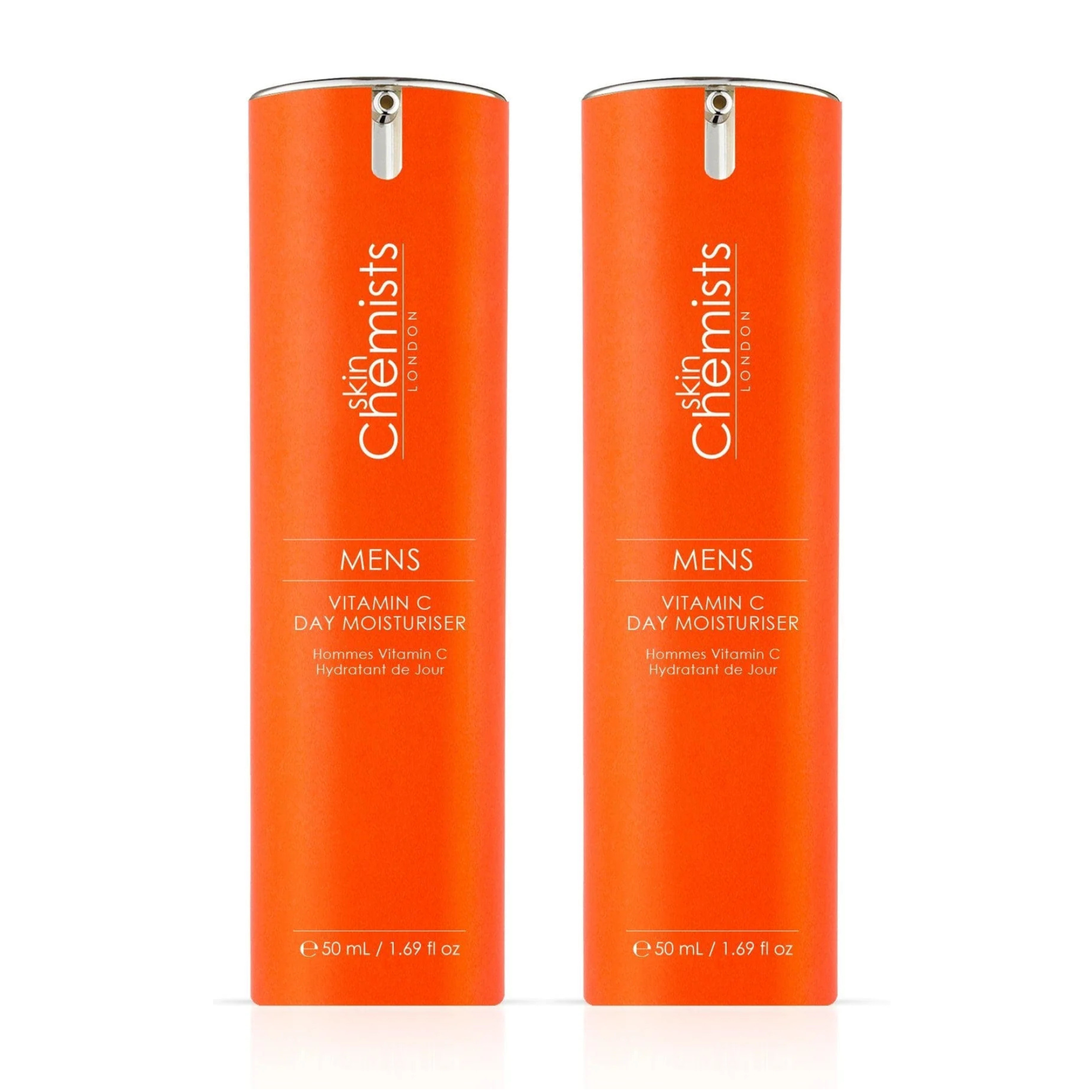 skinChemists Men's Vitamin C Day Moisturiser 50ml Twin Value Savings Pack - skinChemists