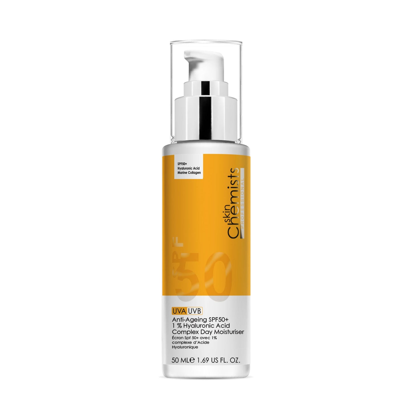 Anti-Ageing SPF 50 1% Hyaluronic Acid Day Moisturiser 50ml