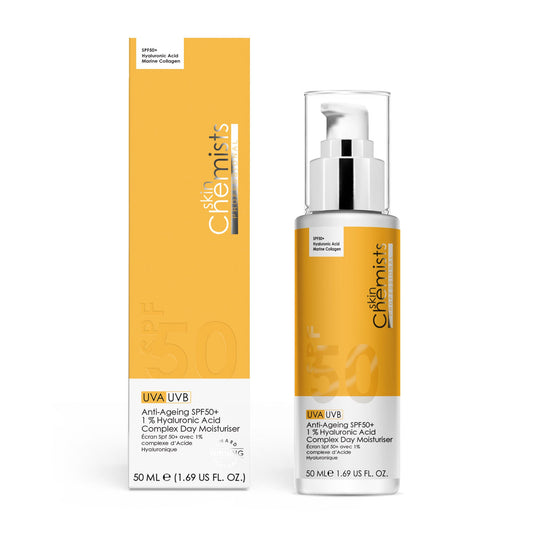 Anti-Ageing SPF 50 1% Hyaluronic Acid Day Moisturiser 50ml
