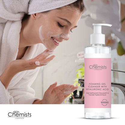 Foaming Gel Cleanser with Hyaluronic Acid 200ml x 2 Duo Pack