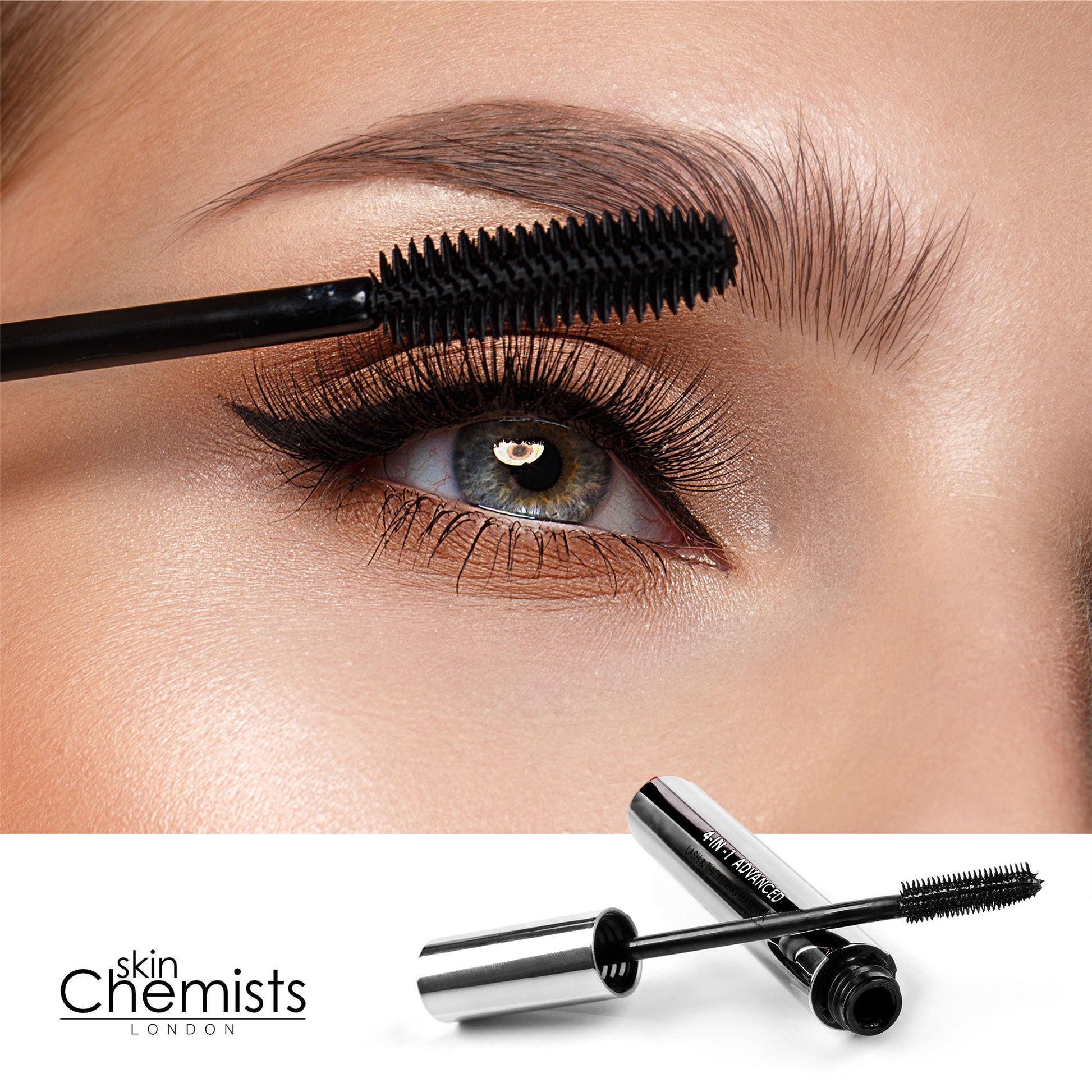 skinChemists Advanced 4-in-1 Lash & Thickening Mascara 8ml - skinChemists