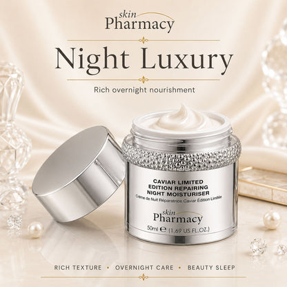 1% Caviar Limited Edition Repairing Anti-Ageing Night Moisturiser 50ml