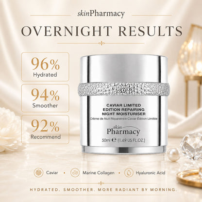 1% Caviar Limited Edition Repairing Anti-Ageing Night Moisturiser 50ml
