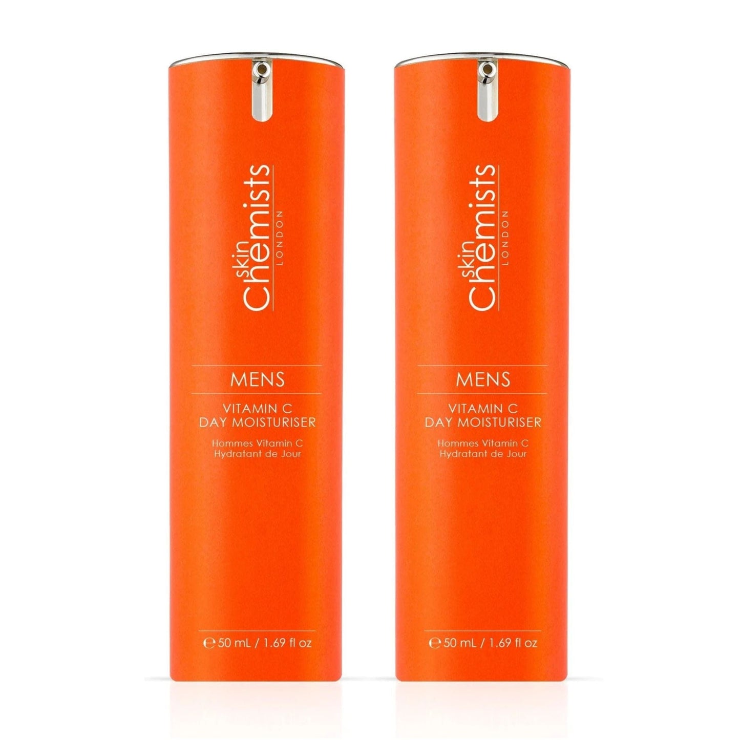 skinChemists Men's Vitamin C Day Moisturiser 50ml Twin Value Savings Pack - skinChemists