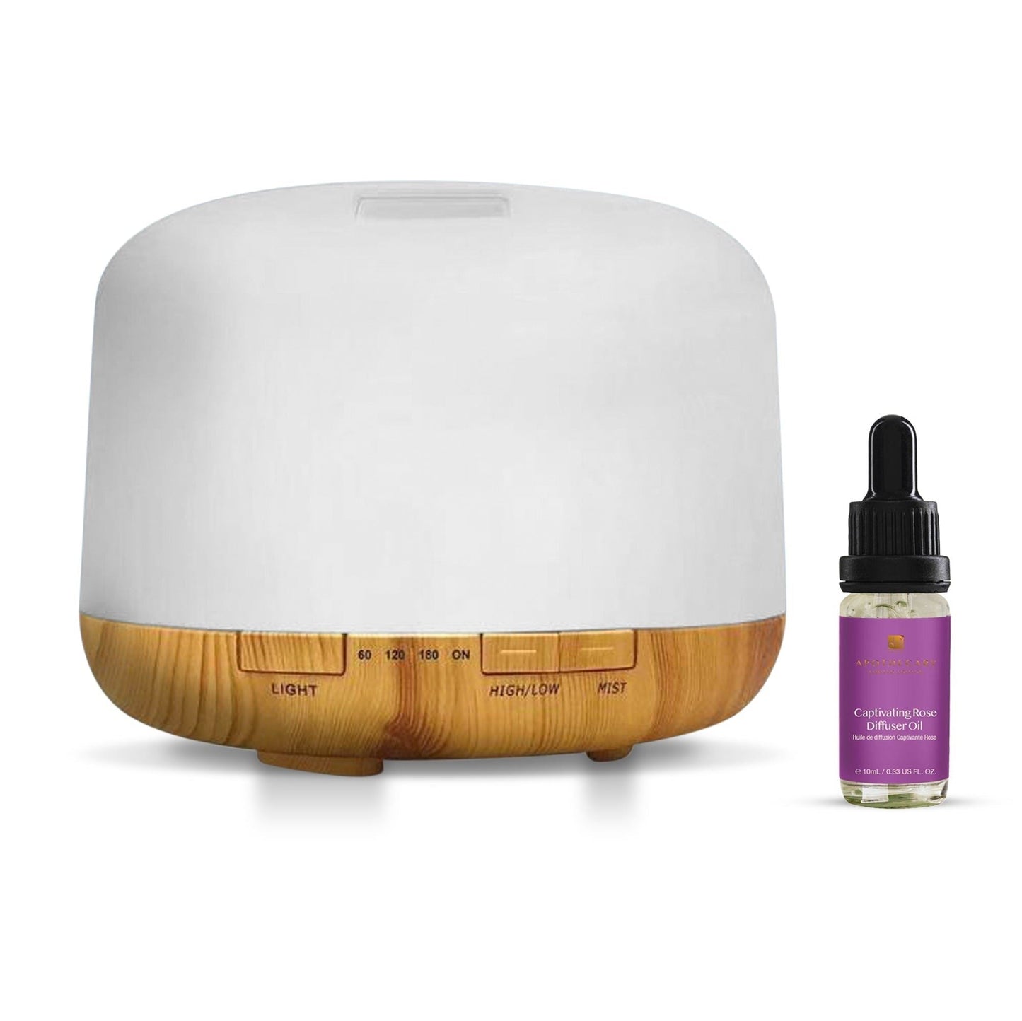 Dr Botanicals Premium 5 In 1 Aromatherapy Captivating Rose Diffuser Kit - skinChemists