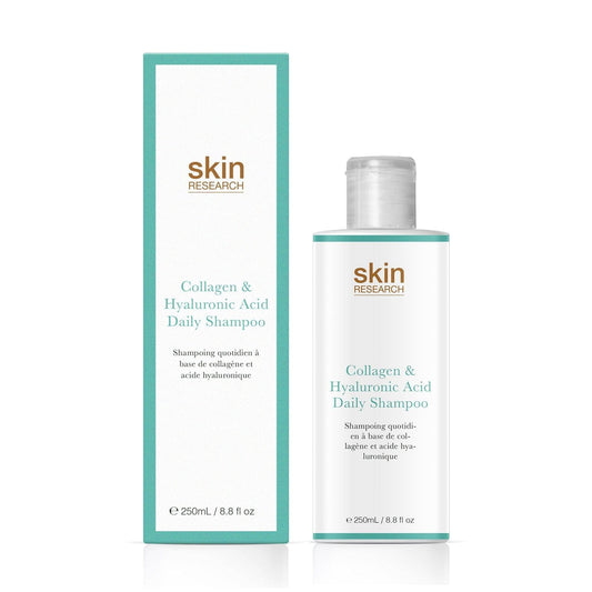 Skin Research Collagen & Hyaluronic Acid Daily Shampoo 250ml Twin Value Savings Pack