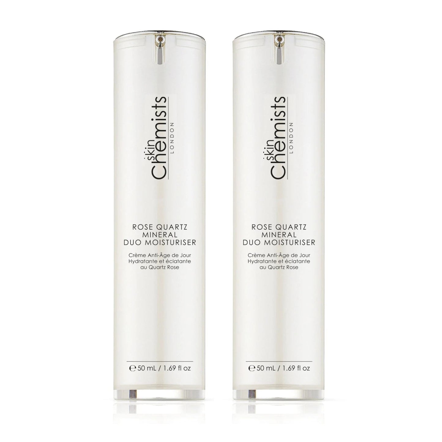 skinChemists Rose Quartz Duo Moisturiser 50ml Twin Value Savings Pack - skinChemists