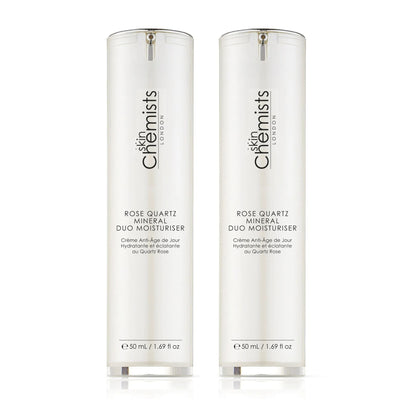 skinChemists Rose Quartz Duo Moisturiser 50ml Twin Value Savings Pack - skinChemists