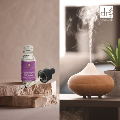 Dr Botanicals Premium 5 In 1 Aromatherapy Captivating Rose Diffuser Kit - skinChemists