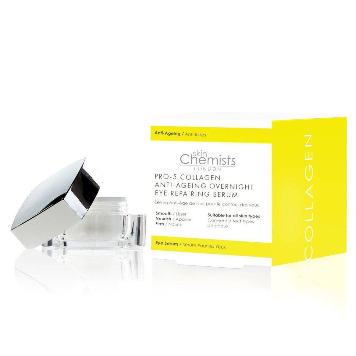 Pro-5 Collagen Anti-Ageing Overnight Eye Repairing Serum 10ml - skinChemists