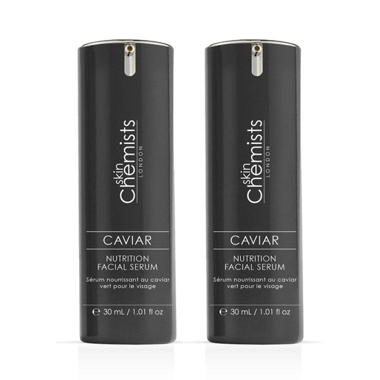 skinChemists Caviar Nutrition Facial Serum 30ml Twin Value Savings Pack