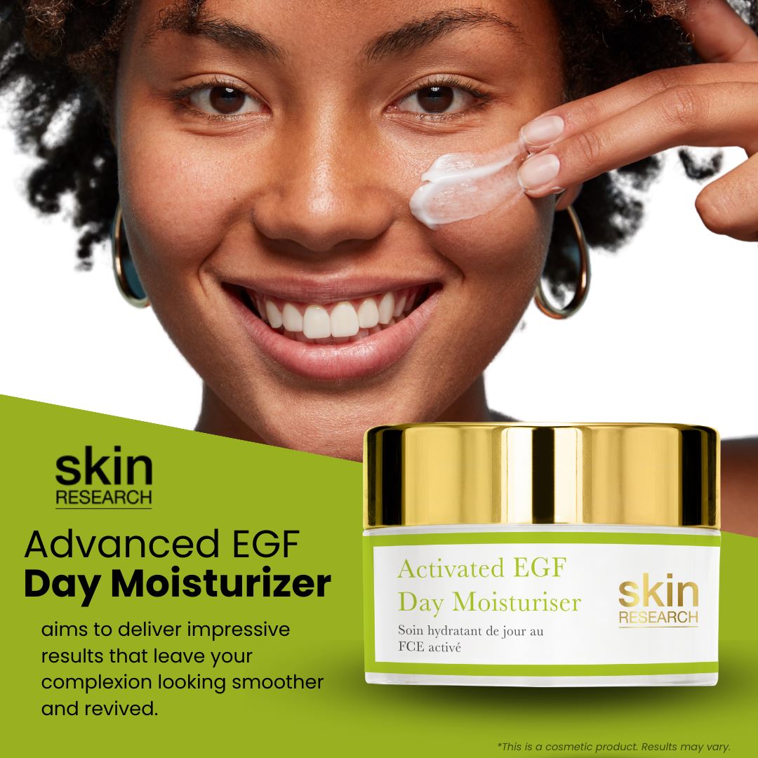K2 Activated EGF day moisturiser + Activated EGF night moisturiser