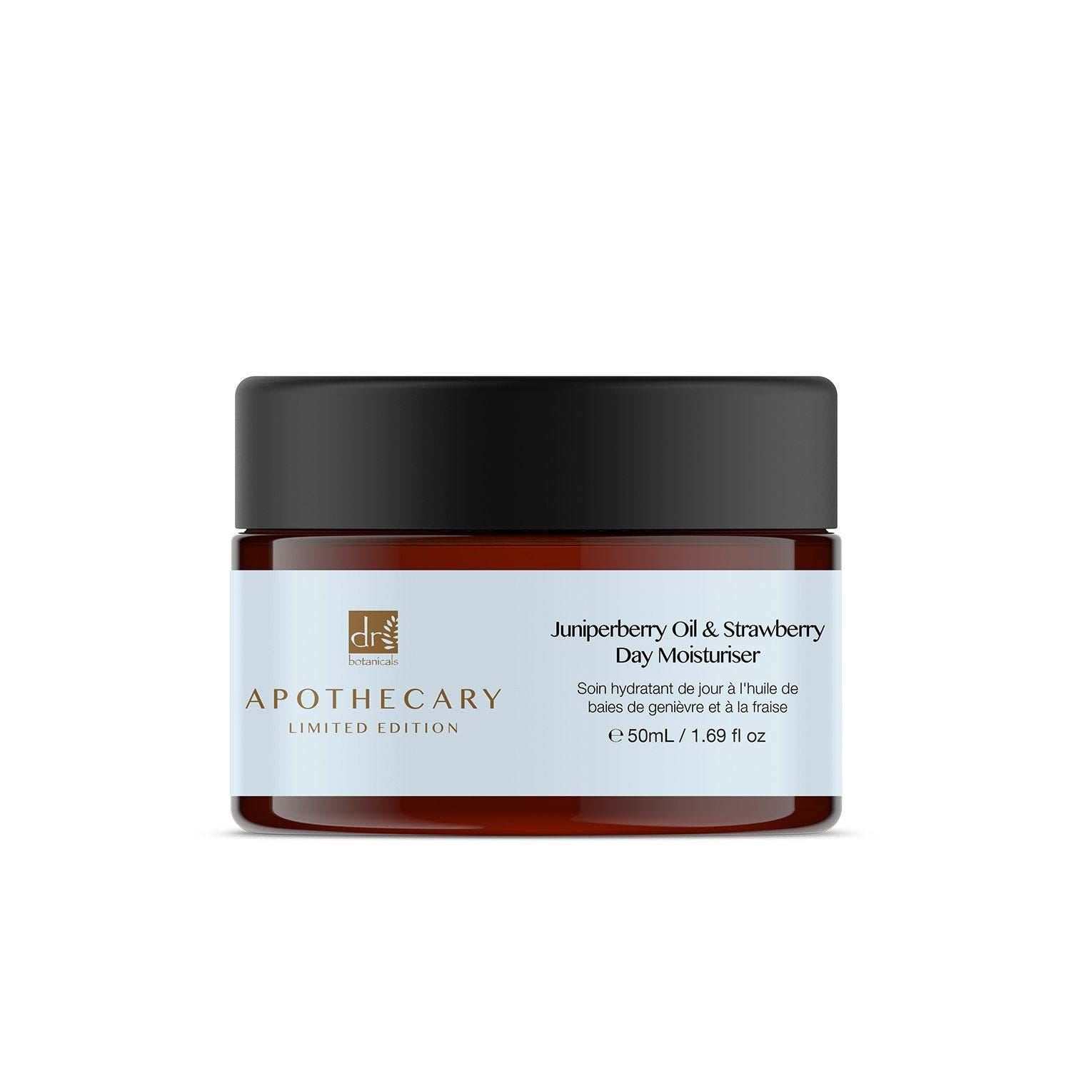 Dr Botanicals Juniperberry Oil & Strawberry Day Moisturiser 50ml Twin Value Savings Pack - skinChemists