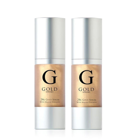 Gold Serums 24k with Marine Collagen Twin Pack