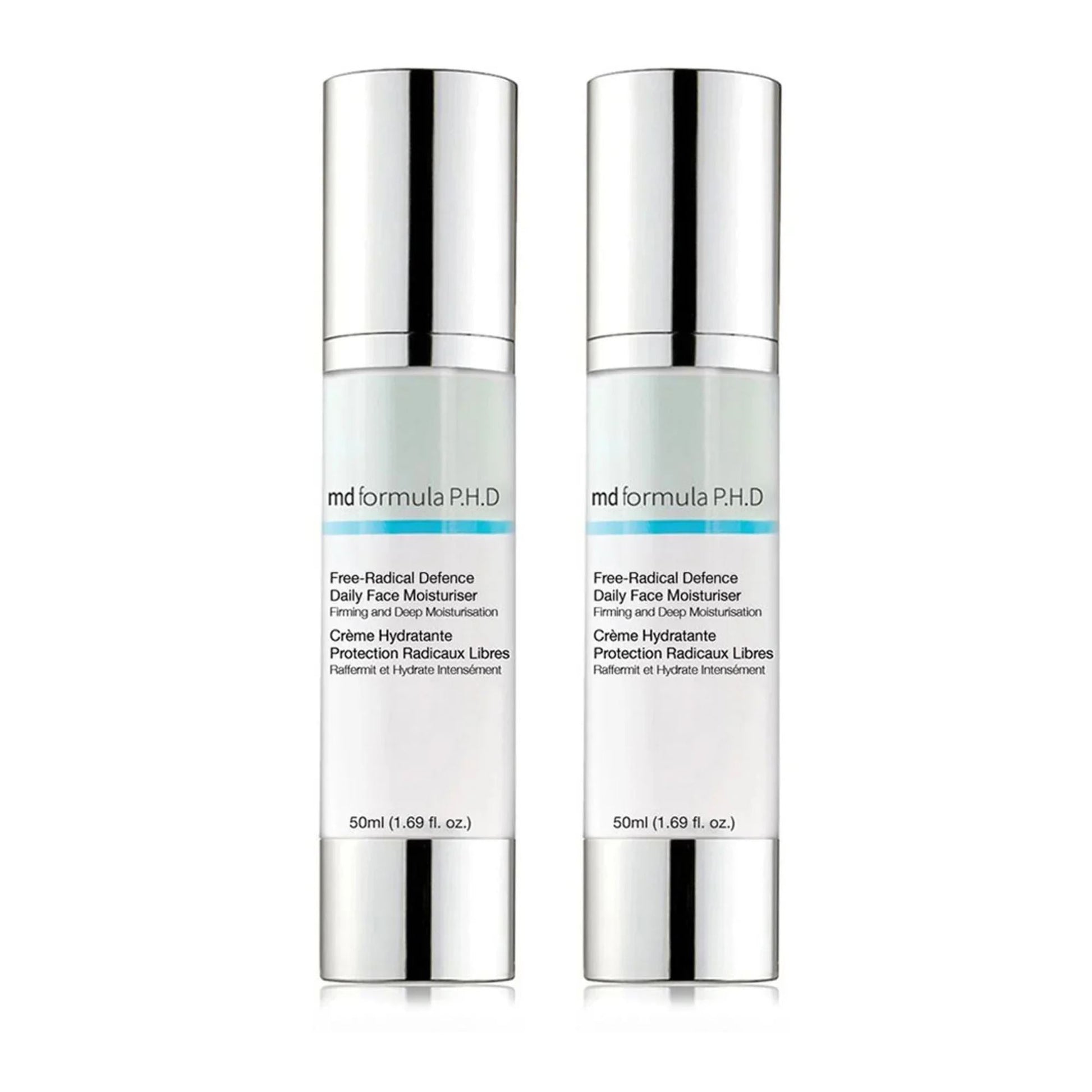 MD Formula Free Radical Defence Daily Moisturiser 50ml Twin Value Savings Pack - skinChemists