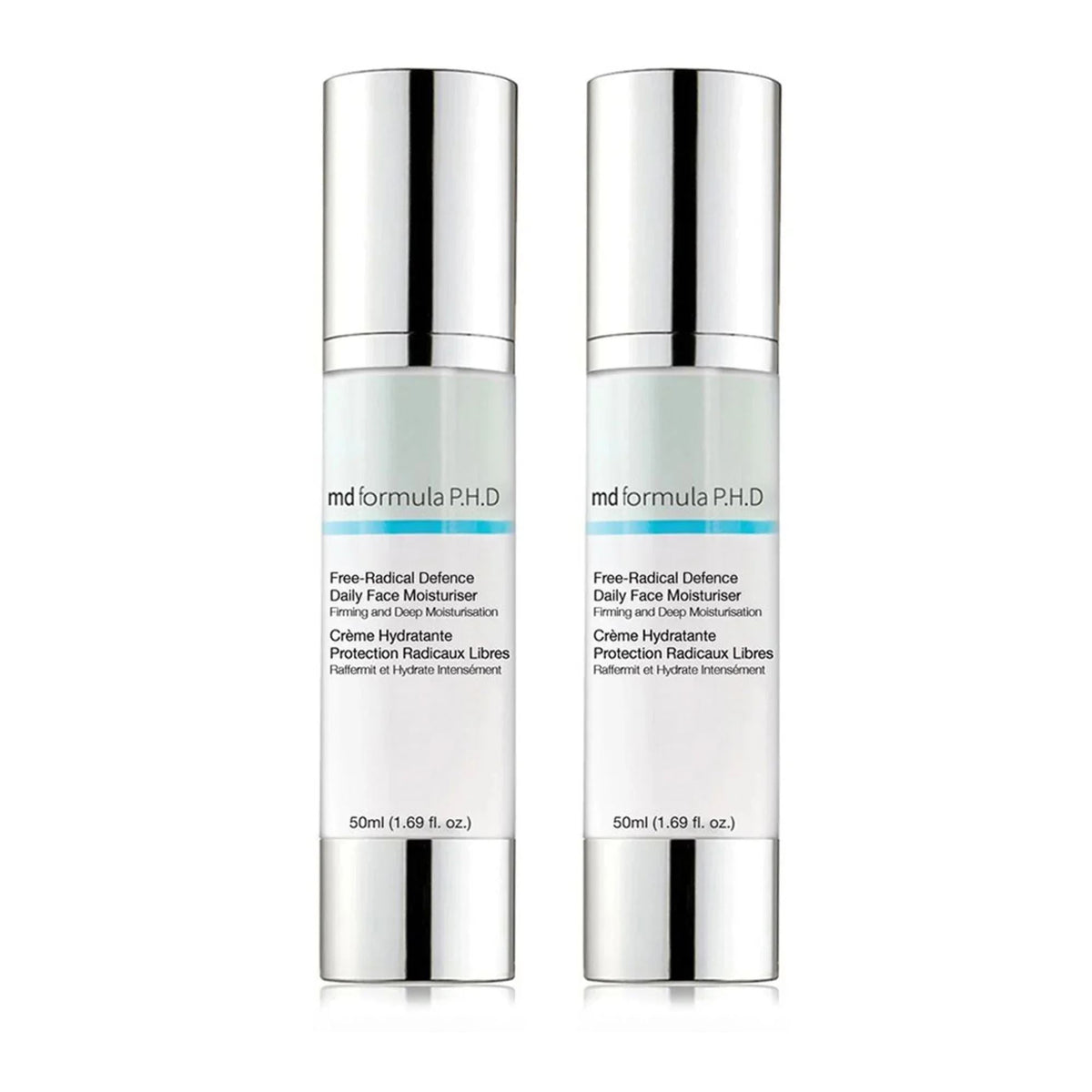 MD Formula Free Radical Defence Daily Moisturiser 50ml Twin Value Savings Pack - skinChemists