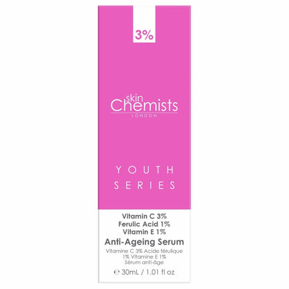 Anti-Ageing Serum Vitamin C 3%, Ferulic Acid 1%, Vitamin E 1% 30ml - skinChemists