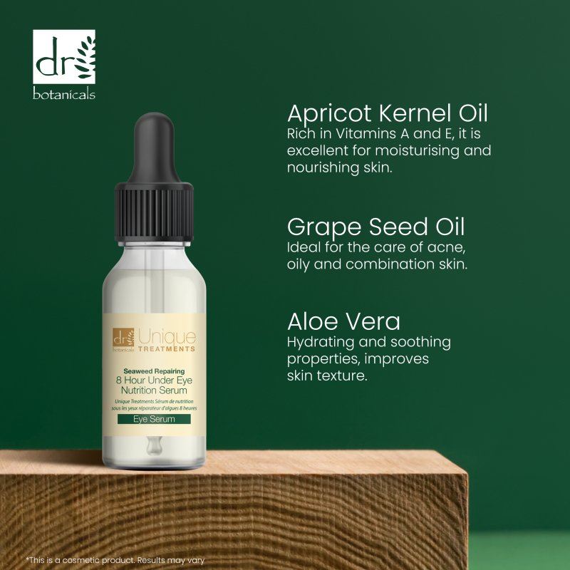 Unique Treatments Seaweed Repairing 8 Hour Under Eye Nutrition Serum 15ml - skinChemists