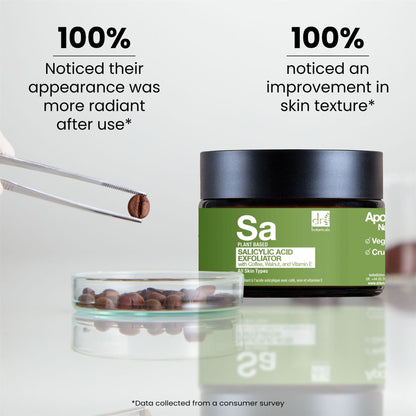 Salicylic Acid Exfoliator with Coffee, Walnut & Vitamin E 60ml - skinChemists